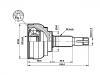 球笼修理包 CV Joint Kit:39100-CB300